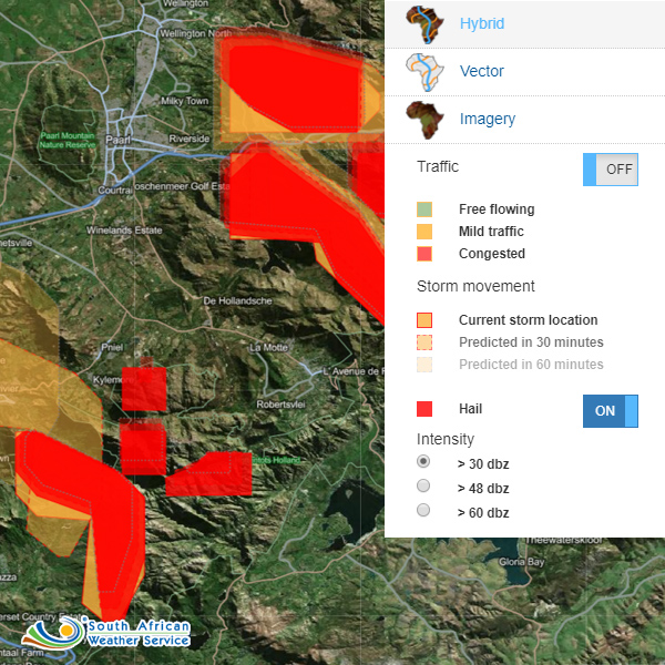 AfriGIS Weather assisting you to be ahead of the storm