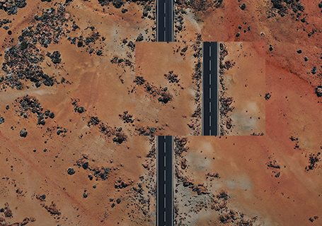 Road in desert